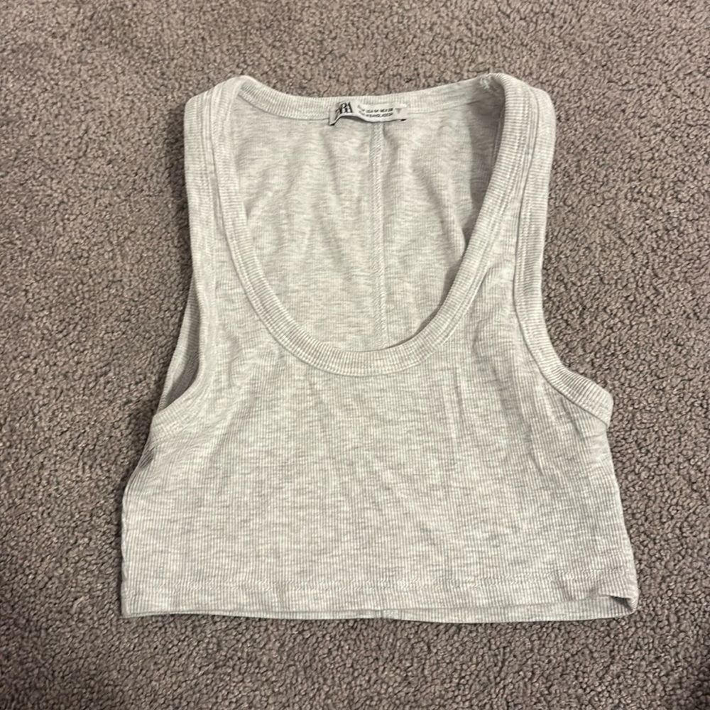 Zara cropped tank top